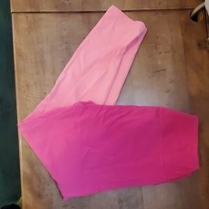 Pink ombre legging